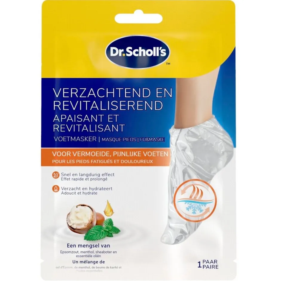 Dr. Scholl's Scholl Verzachtend en Revitaliserend Voetmasker< Voetmasker