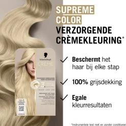 10-0 Natuurlijk Ultra Lichtblond Verzorgende Crèmekleuring|Schwarzkopf creme supreme Sale