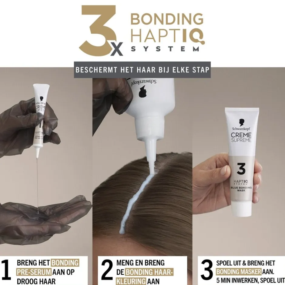 Schwarzkopf creme supreme 3-0 Natuurlijk Extra Donkerbruin Verzorgende Crèmekleuring< Haarverf