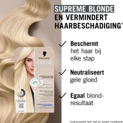 Schwarzkopf creme supreme L1++ Verzorgende Lightener< Haarverf