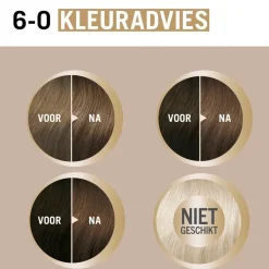 Schwarzkopf creme supreme 6-0 Natuurlijk Lichtbruin Verzorgende Crèmekleuring< Haarverf