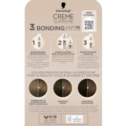 Schwarzkopf creme supreme 6-0 Natuurlijk Lichtbruin Verzorgende Crèmekleuring< Haarverf