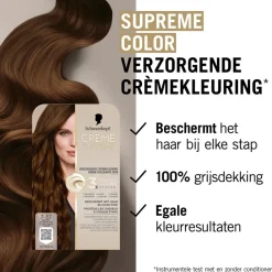 7-57 Donker Koperblond Verzorgende Crèmekleuring|Schwarzkopf creme supreme Discount
