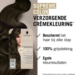 5-0 Natuurlijk Bruin Verzorgende Crèmekleuring|Schwarzkopf creme supreme Clearance