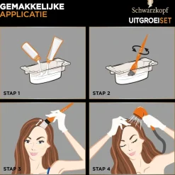 Schwarzkopf R1 Licht- Tot Middenbruin Haarverf Uitgroeiset|Schwarzkopf Color Outlet
