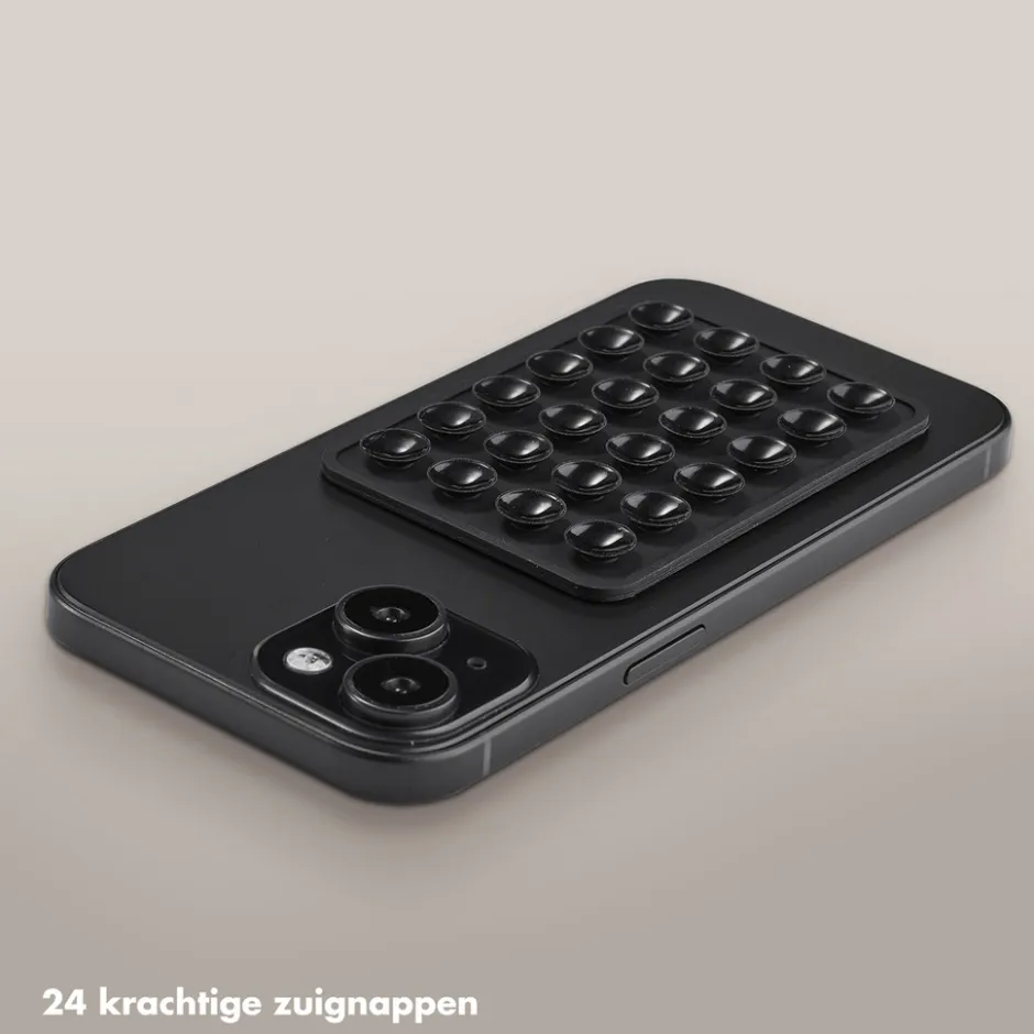 Selencia Two Pack Zuignap Telefoon Sticker< Telefoonhouders