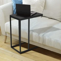 SensaHome Antieke Houten Bijzettafel Sofa Bloemenplank< Tafels