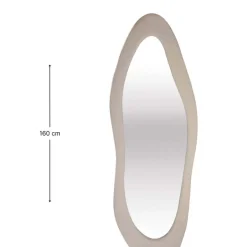 Gestoffeerde Staande Spiegel Shaped|SensaHome Online