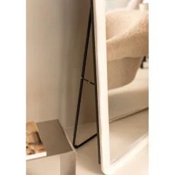 SensaHome Gestoffeerde Staande Spiegel Oval< Woonaccessoires