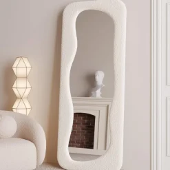 Gestoffeerde Staande Spiegel Curvy|SensaHome Online