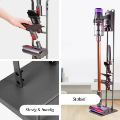 Metalen Stofzuigerstandaard voor Dyson met Accessoirehouder|SensaHome New