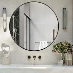 SensaHome Moderne Design Ronde Wandspiegel< Woonaccessoires