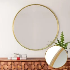 SensaHome Moderne Nordic Design Ronde Wandspiegel< Woonaccessoires