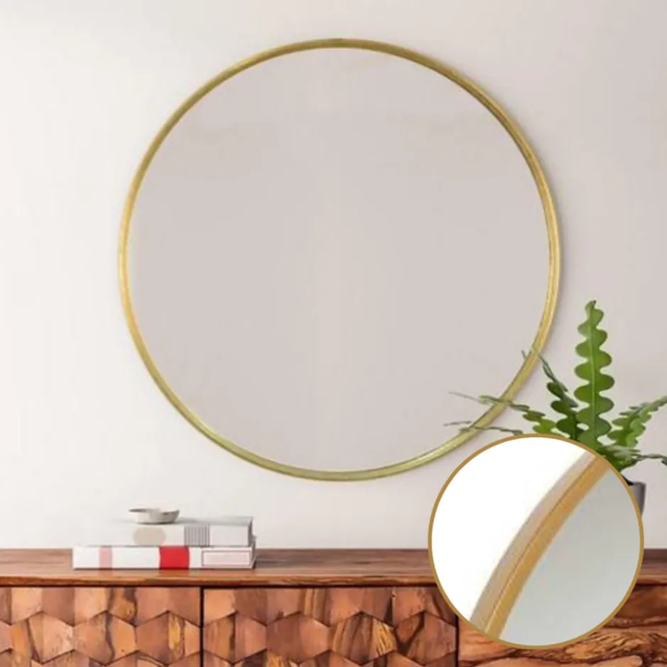 SensaHome Moderne Nordic Design Ronde Wandspiegel< Woonaccessoires