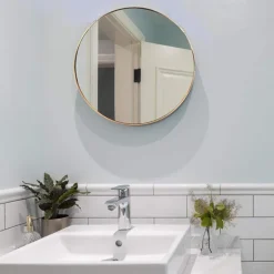 SensaHome Moderne Nordic Design Ronde Wandspiegel< Woonaccessoires