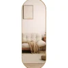 Oval Wandspiegel met Metalen Rand Minimalistisch Design|SensaHome Best