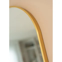 Oval Wandspiegel met Metalen Rand Minimalistisch Design|SensaHome Best
