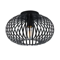 SensaHome Plafondlamp Industrieel Plafonnière van Metaal Retro Wire Kooi Design< Verlichting
