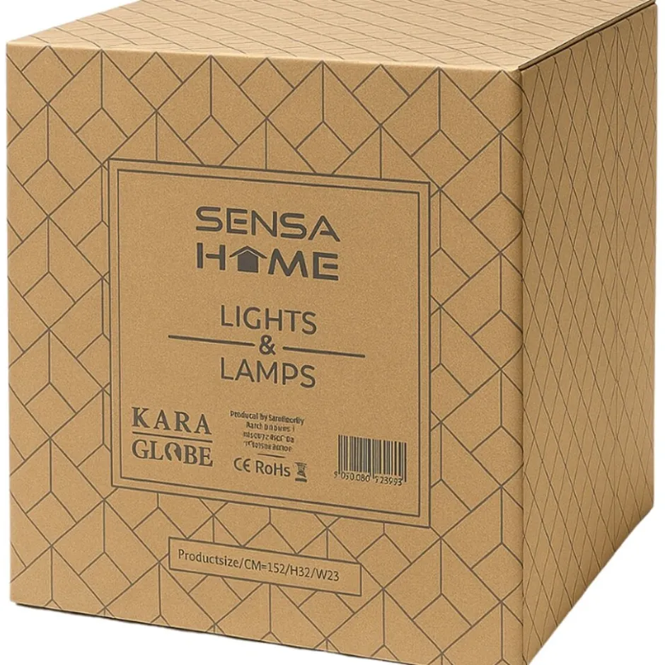 SensaHome Plafondlamp Industrieel Plafonnière van Metaal Retro Wire Kooi Design< Verlichting