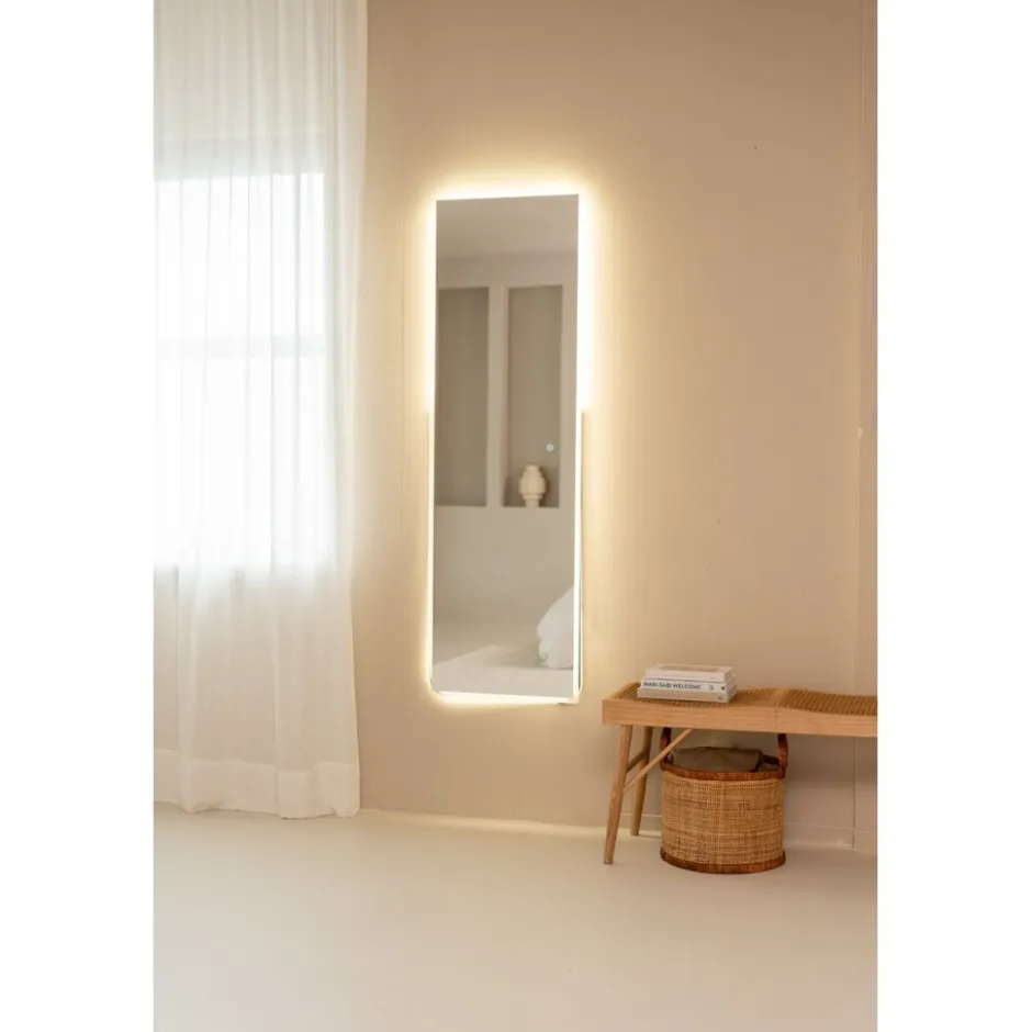 SensaHome Staande Spiegel met LED Verlichting< Woonaccessoires