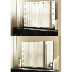 Vanity Mirror Pro Hollywood Make-up Spiegel met 15 Dimbare LED Lampen|SensaHome Clearance