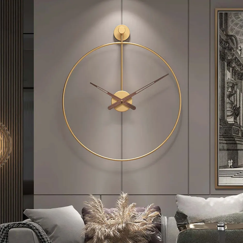 SensaHome Wandklok Rio Luxe Industrieel Design< Woonaccessoires