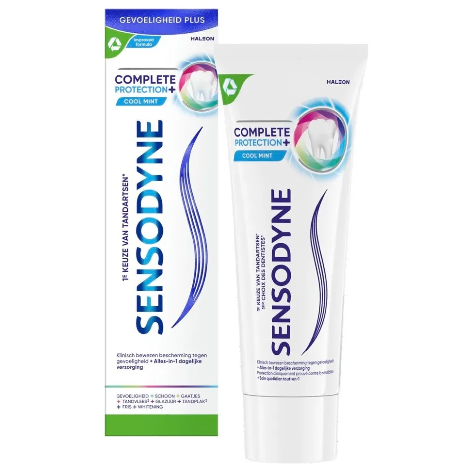 Complete Protection+ Cool Mint Tandpasta|Sensodyne Hot