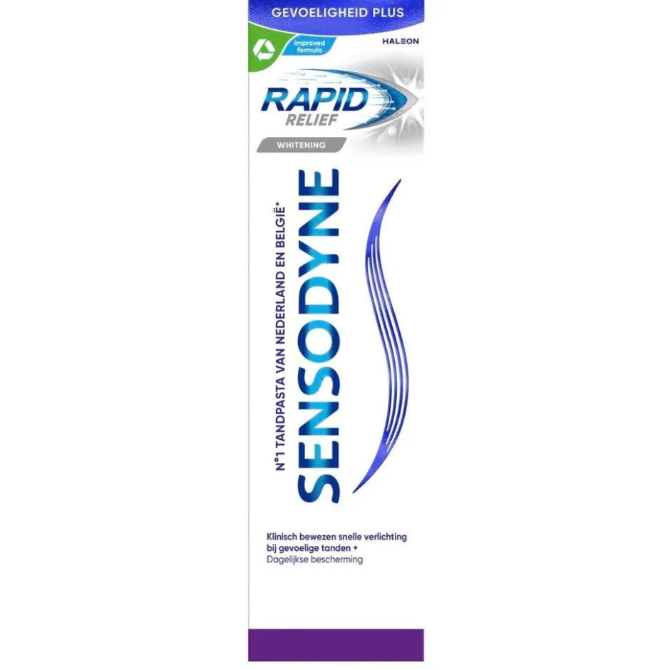 Sensodyne Rapid Relief Whitening Tandpasta< Tandpasta