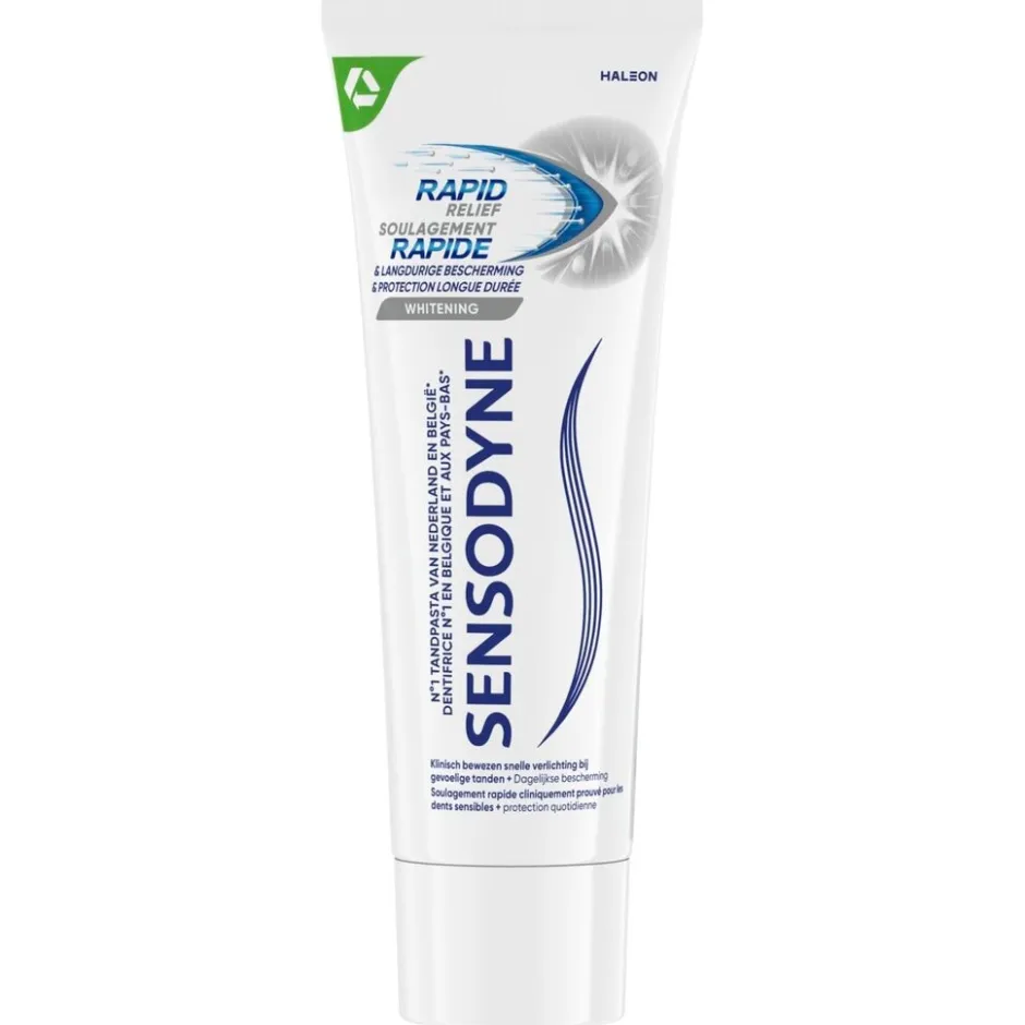 Sensodyne Rapid Relief Whitening Tandpasta< Tandpasta