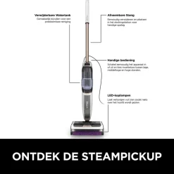 Shark 3-in-1 Stoomreiniger SD200EU< Dweilen En Vloerwissers