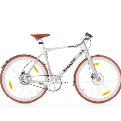 Sharp Milano e-bike 7Ah 1sp naked bike zilver< Buiten En Vrije Tijd