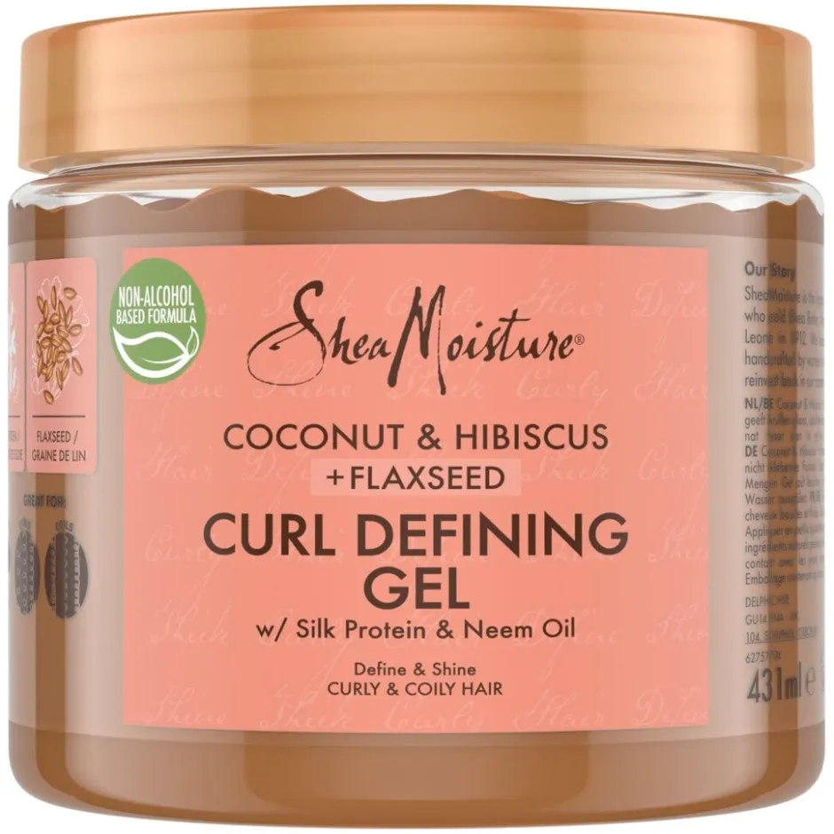 SheaMoisture Coconut & Hibiscus + Flaxseed Curl Defining Gel< Haargel