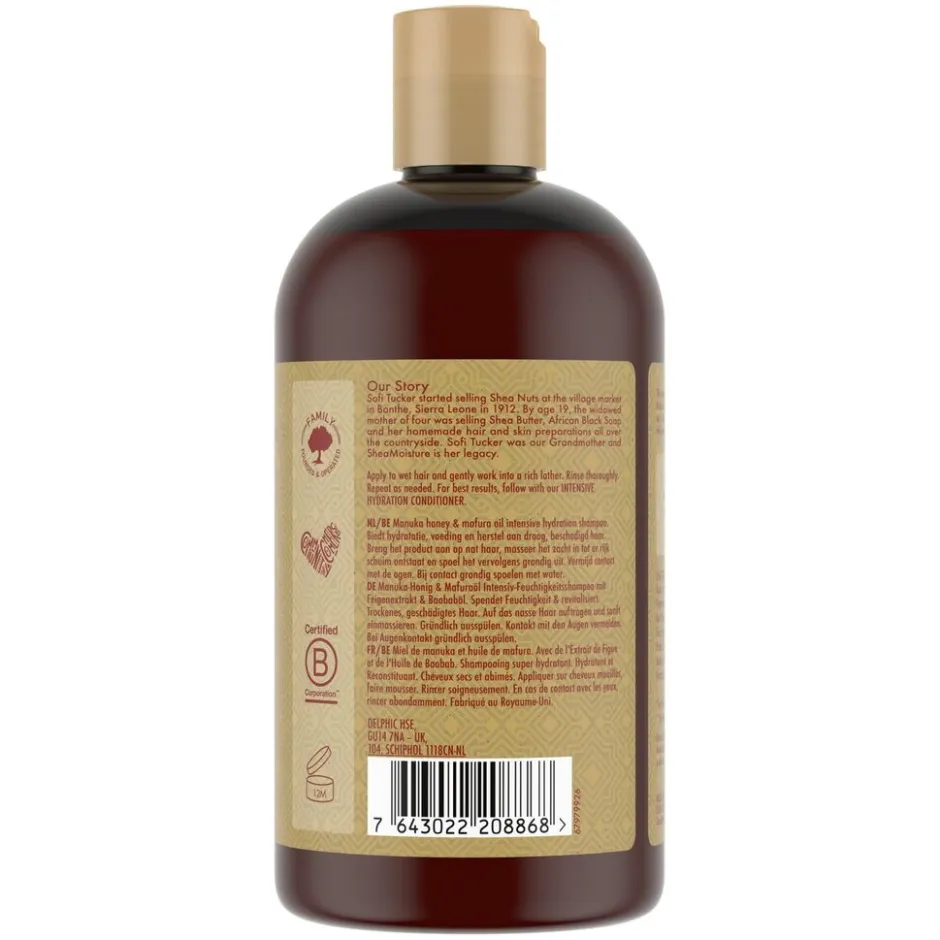 SheaMoisture Manuka Honey & Mafura Oil Intensive Hydration Shampoo< Shampoo