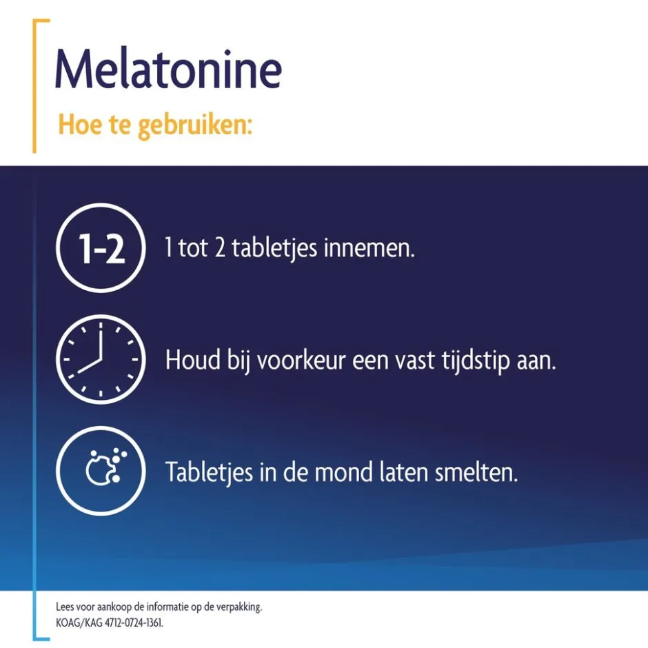 Melatonine Original 0,1mg Smelttabletten|Shiepz Best