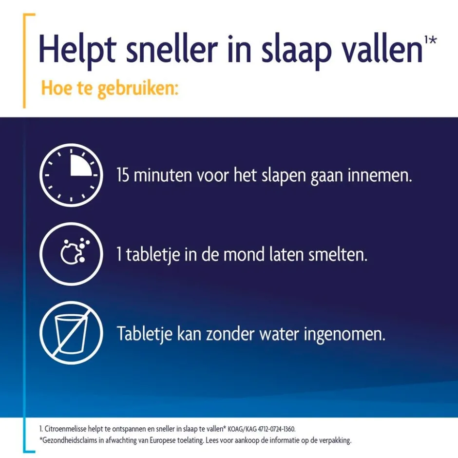 Sneller In Slaap Vallen Smelttabletten|Shiepz