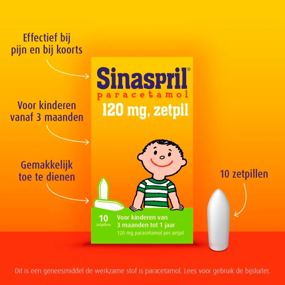 Paracetamol 120mg Zetpillen|Sinaspril Best