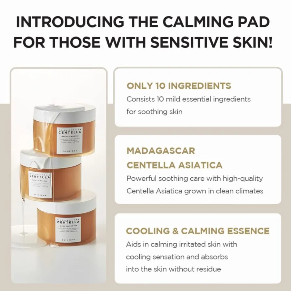 SKIN1004 Madagascar Centella Quick Calming Pad< Korean Skincare|Gezichtsreiniging