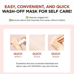 SKIN1004 Madagascar Centella Poremizing Quick Clay Stick Mask< Korean Skincare|Gezichtsmaskers