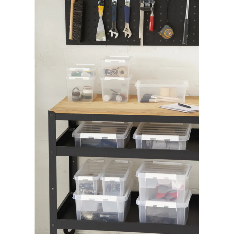 SmartStore Set van 10 Stevige Opbergbox Classic 3L< Opbergen