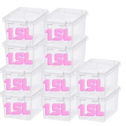 SmartStore Set van 10 Stevige Opbergbox Classic 1.5L< Opbergen