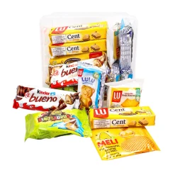 Snacks & cookies variety box Lotus, LU, Kinder & Meli| Best