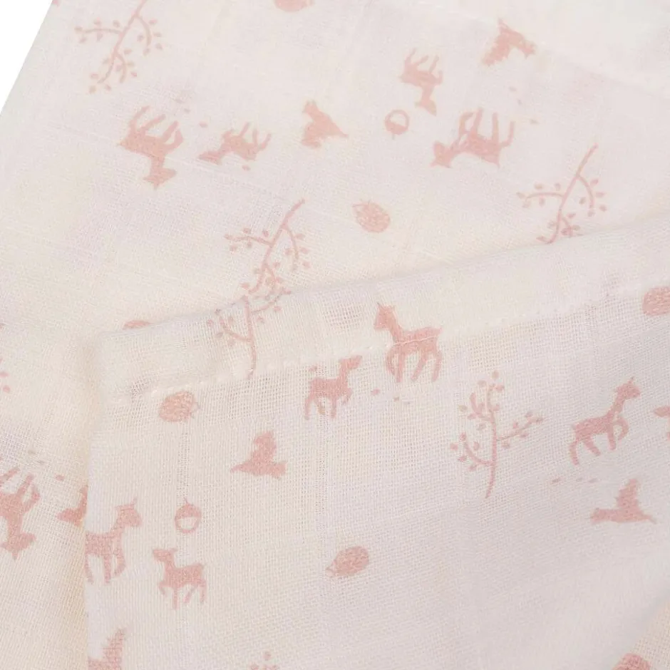 Snoozebaby Blush Springtime Hydrofiele Doek XL< Hydrofiele Doeken