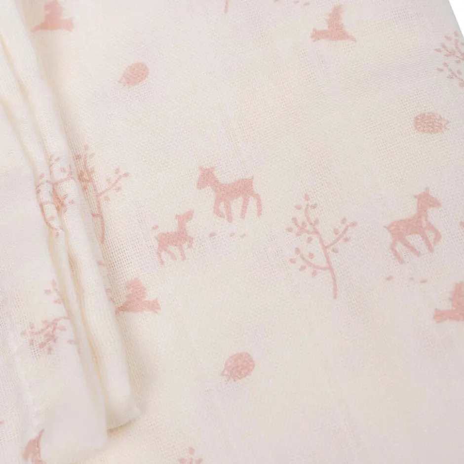 Snoozebaby Blush Springtime Hydrofiele Doek XL< Hydrofiele Doeken