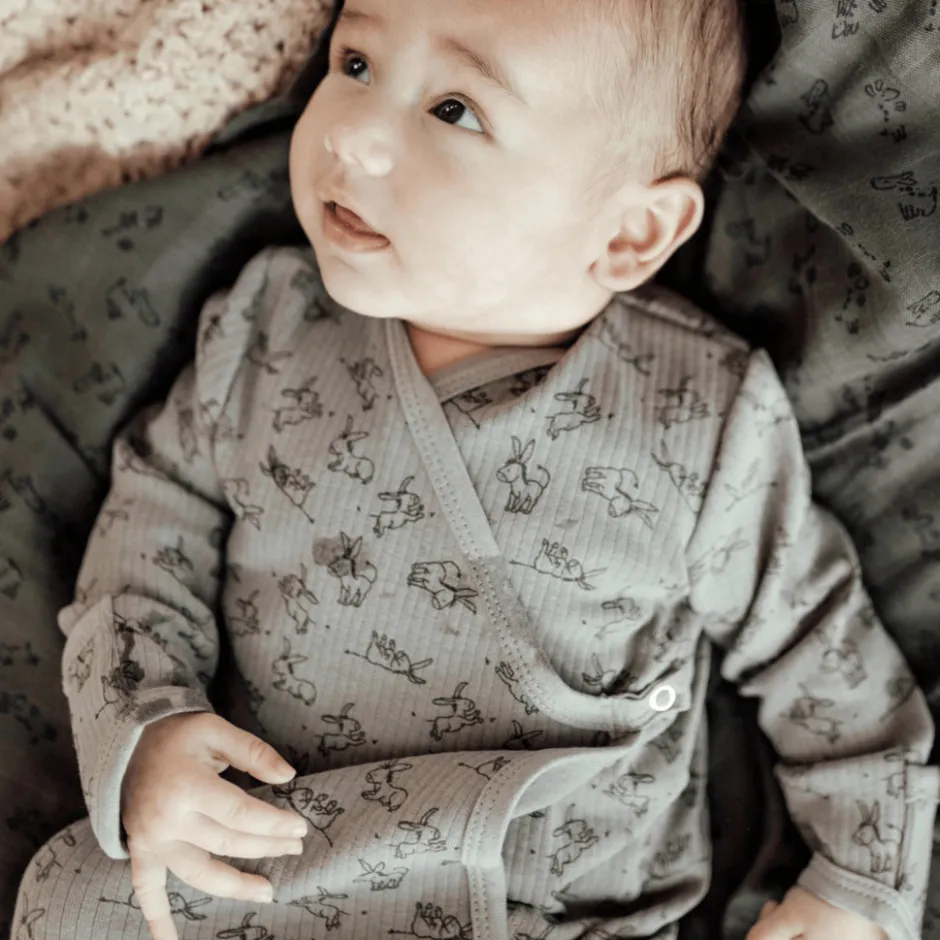 Snoozebaby Cloudy Grey Newborn Slaapzak 0-3 mnd< Babyslaapzakken