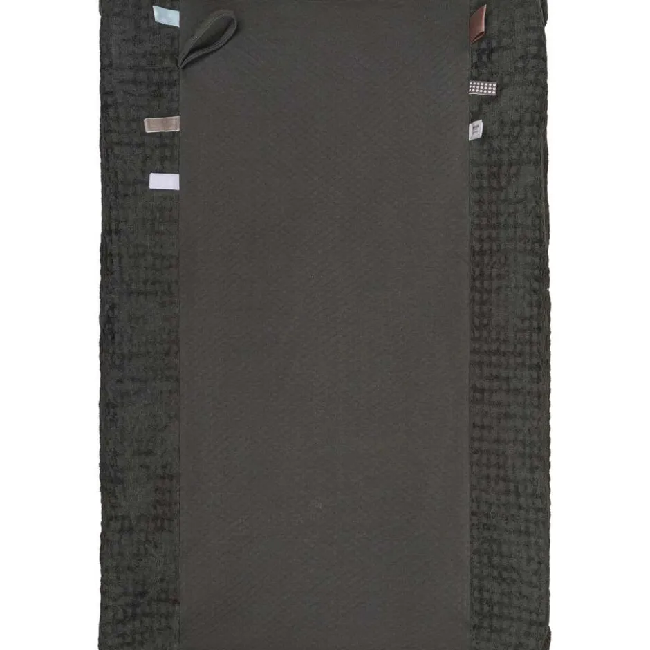 Snoozebaby Dark Green Aankleedkussenhoes< Aankleedkussenhoezen
