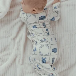 Snoozebaby Delfts Blue Newborn Slaapzak 0-3 mnd< Babyslaapzakken