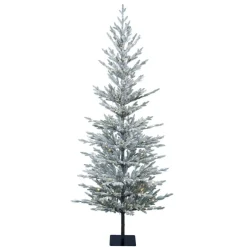 Snowy Jersey verlichte kunstkerstboom< Kerstartikelen
