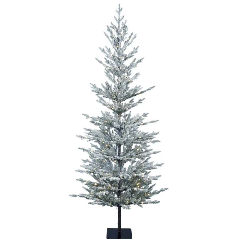 Snowy Jersey verlichte kunstkerstboom< Kerstartikelen