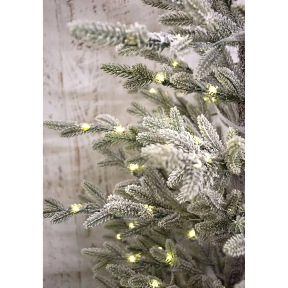 Snowy Jersey verlichte kunstkerstboom< Kerstartikelen