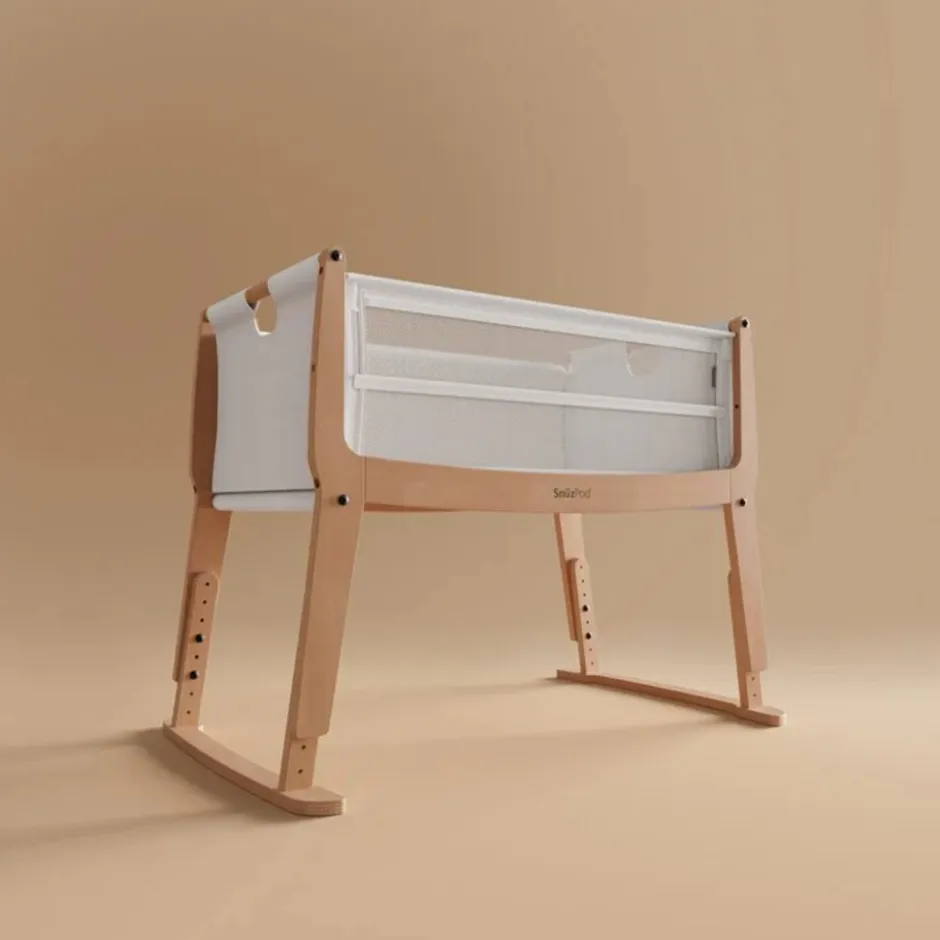 SnuzPod Studio Bedside Wieg Stockholm Natural|Snüz Online